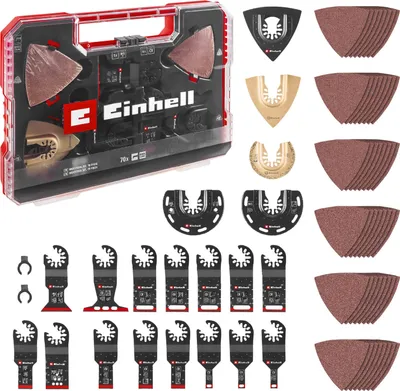 Produktbild von EINHELL Multitool-Set, 708170, XXL-Case, 70-teilig