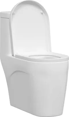 Produktbild von Möbel WC-Sitze - Weiß - CLORIS Toilettensitz Verstellbar Weiß 48x36,5x4,5 cm Polypropylen,1.9 Kg - 655335