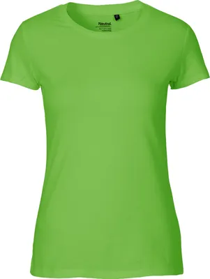 Immagine prodotto di Neutral O81001 | donna Maglietta aderente / 100% cotone equosolidale - Colore: Lime - Taglia: L