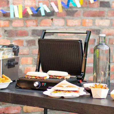 Immagine prodotto di Livoo Panini e grill a contatto 2200 W Grigio
