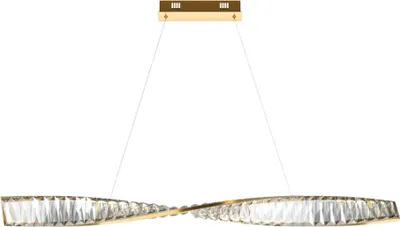 Zdjęcie produktu dla Żyrandol LED Krone mosiężny 27W Ciepła biel 1900lm kryształ wym:311,1x100x8cm IP20 Maytoni