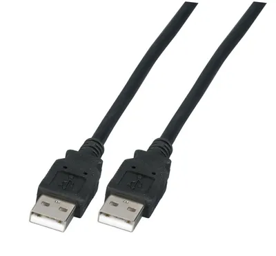 Productafbeelding van EFB Elektronik K5204.1, 1 meter, USB A, USB A, USB 2.0, 0,48 Gbit/s, zwart