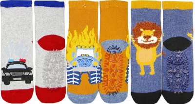 Produktbild von YOCLUB Kinder Socken 3 Paar Silikon Rutschfest Gr. 17-19