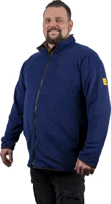 Produktbild von WETEC ESD-Fleecejacke, L, grau FSU-FL1-DGL (Jacke Fleece Polyester Zipper)