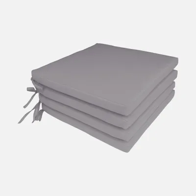Immagine prodotto di Set 4 cuscini per sedia da giardino, Grigio