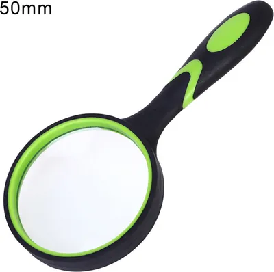 Produktbild von Lupe Hohe Klarheit Portable Handheld Leselupe für das Lesen-Schwarzgrün-Größen: 50 mm