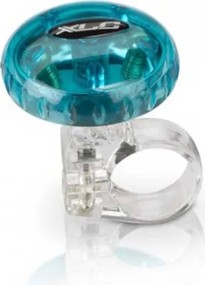 Produktbild von XLC Fahrradklingel DD-M12 blau transparent Ø36mm