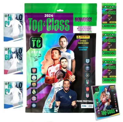 Obrázok produktu pre Panini FIFA TOP CLASS 2024 MEGA STARTER PACK 3 POUCHES 3 HOLO GIANTS