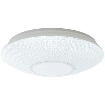 Produktbild von BRILLIANT LED Deckenlampe Ø 50cm | stufenlos dimmbar mit Fernbedienung/Nachtlichtfunktion Lichtfarbe einstellbar | Kunststoff/Metall