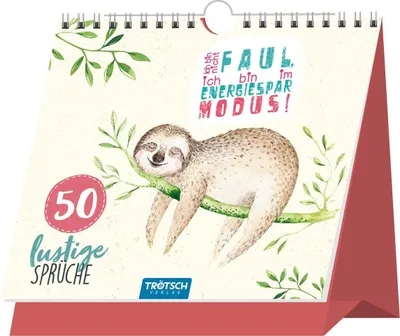 Produktbild von Trötsch Tischaufsteller Sprüche und Zitate zum Aufstellen lustige Sprüche
