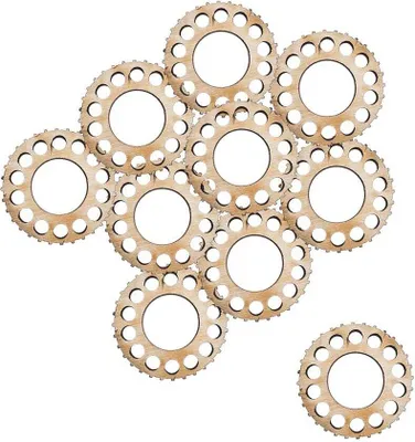 Immagine prodotto di Ornamento in legno TRYBIK n. 10 Decor -10pcs