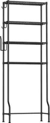 Immagine prodotto di Mensola da bagno Rootz Metal - Organizer da bagno - Scaffale portaoggetti - Struttura robusta - Salvaspazio - Facile da montare - 30 cm x 63 cm x 176 cm