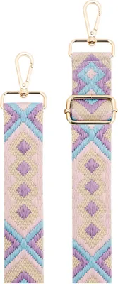 Image de Bandoulière Brésilienne Violet et Rose pâle