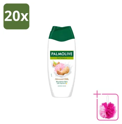 Produktbild von 20 x Palmolive Douchegel Almond Milk - 250 ml - Sparpackung - 20 Stücke