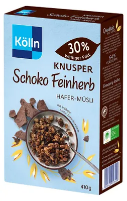 Produktbild von Kölln Müsli Knusper Schoko Feinherb, 410g