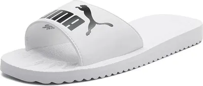 Obrázek produktu pro Bílo-černé pantofle Puma Purecat Slide - 44.5