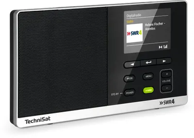 Obrázok produktu pre TechniSat DigitRadio 215 SWR4 Edition, Osobné, Analógový a digitálny, DAB, DAB+, UKW, 174 - 240 MHz, 1 W, 16,78 miliónov farieb