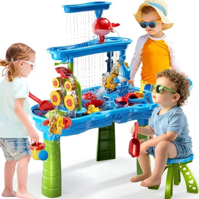 Produktbild von Woopie Wassertisch XL Wasser- und Sandspiel 37-tlg.