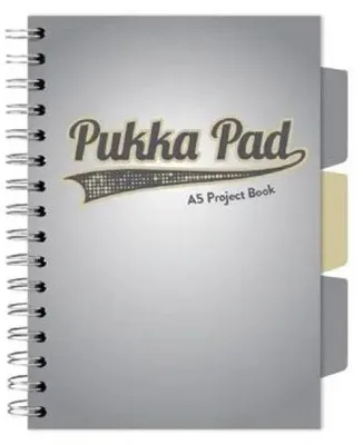 Obrázek produktu pro Zápisník Pukka Pad A5 Project Book Design, šedý – Pukka Pads