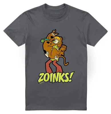 Immagine prodotto di Maglietta unisex "Zoinks" di Scooby Doo, taglia L, colore antracite (TV40834)