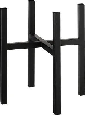 Image de Mica Decorations Ascot Support pour plantes XL - L38 x l38 x H40 cm - Métal - Noir