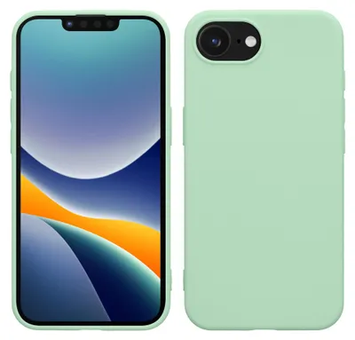 Produktbild von kwmobile Handyhülle für Apple iPhone 17e / iPhone 16e Hülle - TPU Case - Kabelloses Laden - Schutzhülle Cover in Mintgrün matt