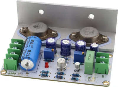 Produktbild von JLH 1969 Class A HIFI-Audioverstärker, MOT/2N3055, vergoldet : Gelötet Ausführung: Gelötet