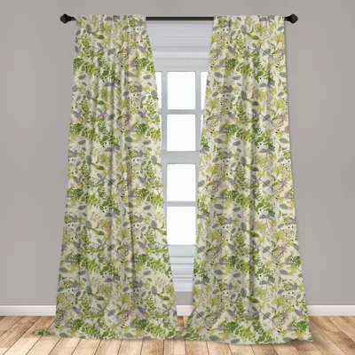 Zdjęcie produktu dla Abakuhaus, zasłony okienne, kolor naturalny, zestaw 2 sztuk, 150 x 175 cm
