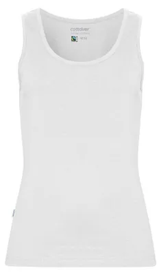 Image de Cottover - Débardeur pour femmes, en Coton ET564 (Taille S) (Blanc)