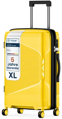 Immagine prodotto di Valigia rigida da viaggio 4FLY XL 75 cm (96 L) - con lucchetto TSA, doppie rotelle, manico telescopico in alluminio e doppia cerniera