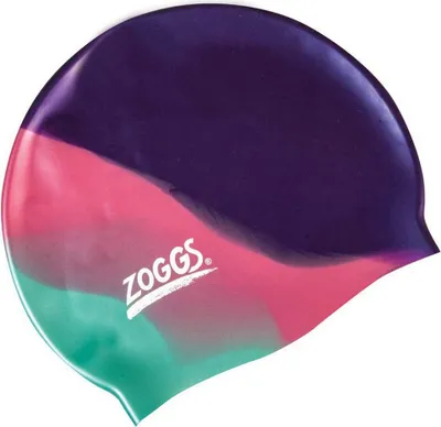 Obrázek produktu pro Zoggs Silikonová plavecká čepice Green,Purple Green,Purple Jedna velikost