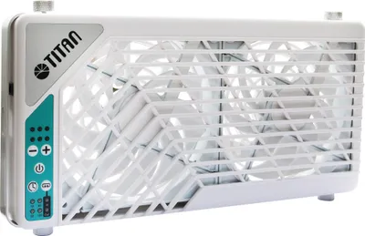 Zdjęcie produktu dla Podwójny wentylator okienny Titan TTC-SC21/V4+ 2x140mm z pilotem, do kampera