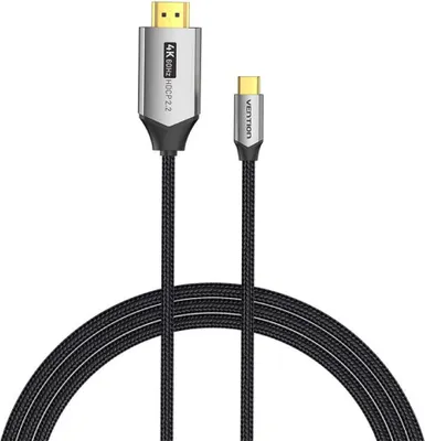 Image de USB-C do HDMI 2.0 Cable Vention CRBBG 1,5m, 4K 60Hz (black)