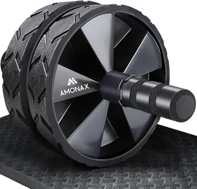 Produktbild von Amonax Bauchroller Bauchtrainer Bauchmuskeltrainer Ab Wheel Set Core_training Effektiv