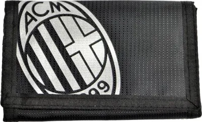 Obrázek produktu pro Fotbalová peněženka AC Milan BS548 (jedna velikost) (černá/bílá)
