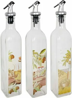 Immagine prodotto di Bottiglia d'olio in vetro tappo per vino 500 ml