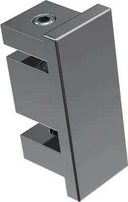 Produktbild von Interdeco Endstücke / Zierabschlüsse für Gardinenstangen mit 14 x 35 mm Chrom, Typ Paxo (Kappe), Pack. 2 Stück