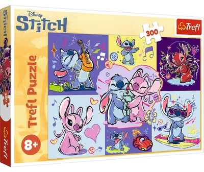 Productafbeelding van Puzzel – 300 stukjes – Spirited Stitch – Disney Lilo en Stitch Trefl 23033