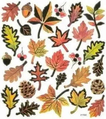 Immagine prodotto di Naklejki papierowe Liście jesienne 28 sztuk Dalprint