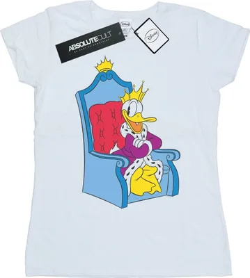 Produktbild von Disney - "Donald Duck King Donald" T-Shirt für Damen BI32205 (M) (Weiß)