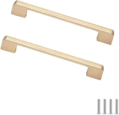 Produktbild von 2 Stahlmeubelgreifer – Küchenhalterungen – Türhalterungen – Kommode, Kleiderschrank, Laderäume – Türgriffe – 128 mm
