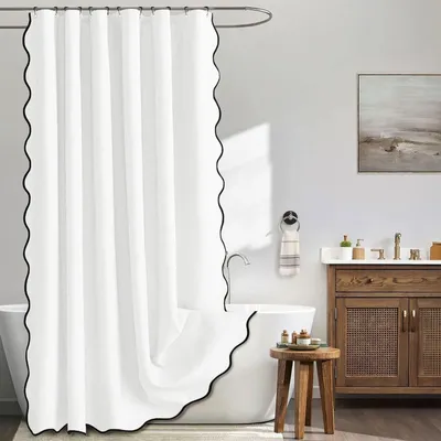Obrázek produktu pro Omgoods - Závěs do sprchy, 80 x 200 cm - Odolný proti plísním a vodotěsný