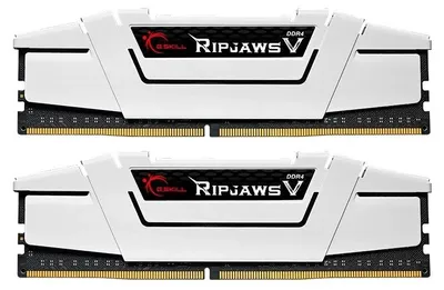 Immagine prodotto di G.SKILL RIPJAWSV DDR4 2X8GB 3200MHz CL16 REV2, colore bianco