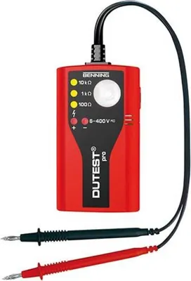 Produktbild von BENNING DUTEST pro, Digitales Multimeter, Hand-Multimeter, CAT III 300V, 6 - 400 V, 6 - 400 V, 0 - 10000 Ohm