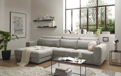 Produktbild von Barura Ecksofa 333 x 194 cm Hellgrau