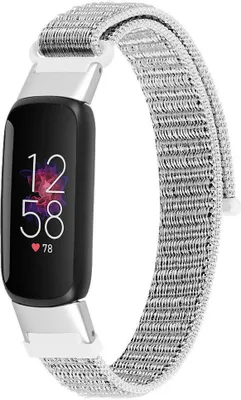 Produktbild von Strap-it Fitbit Luxe Nylon Armband (Muschel)