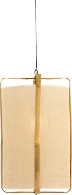 Zdjęcie produktu dla Light & Living - lampa wisząca - Sendai - beżowy - bambus juta - Ø 37cm - E27 - 2973082