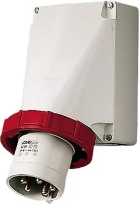 Produktbild von MENNEKES 368, Gerade, 400 V, Rot, Weiß, IP67, 1 Stück(e)