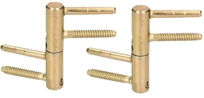 Obrázek produktu pro KOTARBAU® Jednodílné panty na dveře, panty pro vchodové dveře, robustní, 16 mm, mosaz, sada 2 kusů