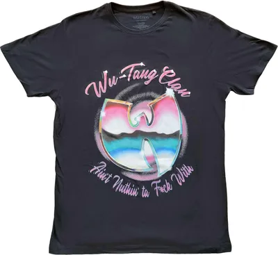 Produktbild von Wu-Tang Clan - "Aint´t Nuthing Ta F´ Wit" T-Shirt für Herren/Damen Uni RO4632 (M) (Schwarz)